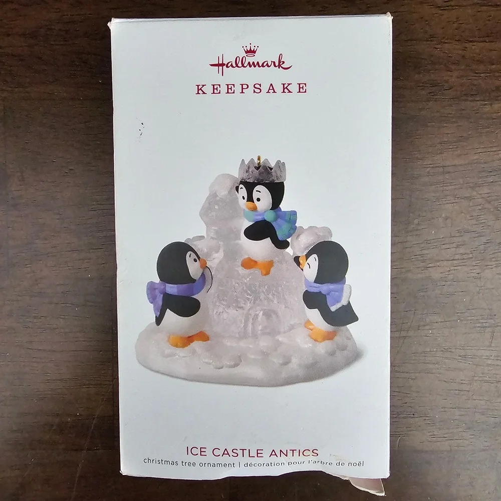 Hallmark Ornament‎ Unisex OS White Ice Castle Antics Penguins 2018
